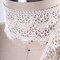1 Yard 2 Inch Rich Ivory Scalloped Cluny Lace Trim with Crocheted Design